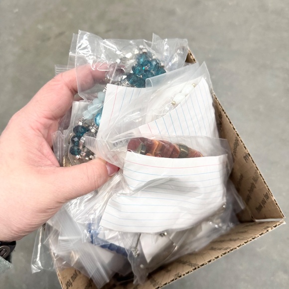 Bulk Jewelry Box 3 Pounds 6 Ounces Variety Craft Wearable Fashion Mystery Fun - Picture 4 of 8